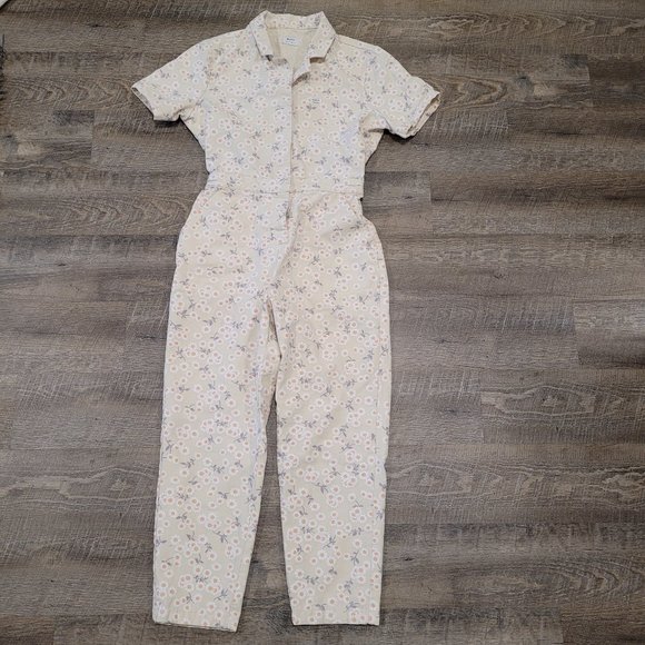RVCA | Nightshift Short Sleeve Floral Jumpsuit | Sz. S - Picture 9 of 14